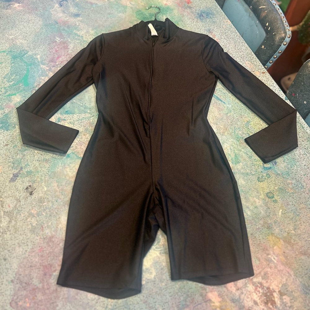 Black Active Catsuit
